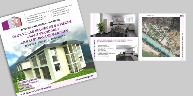 Plaquette de vente pour la "Promotion immobilière Les ...